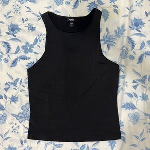EXPRESS Black Halter Neck Tank Top XS
